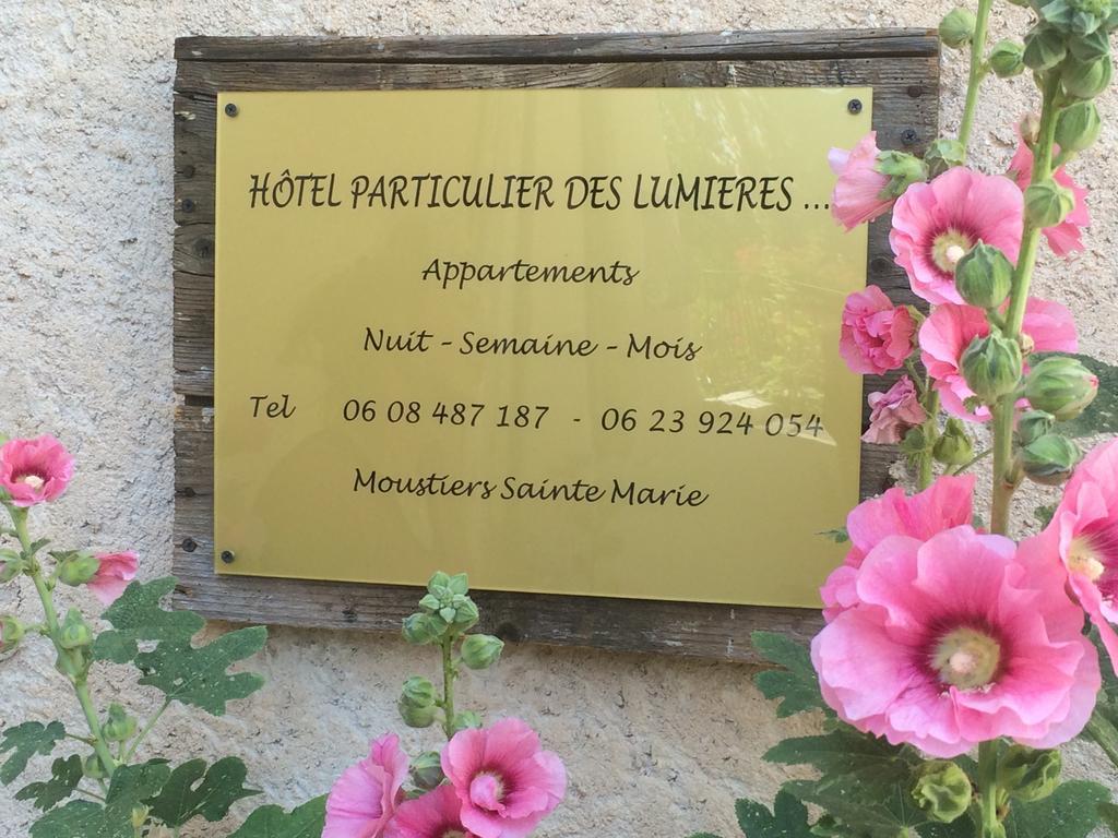 Hotel Particulier Des Lumieres Moustiers-Sainte-Marie Bagian luar foto